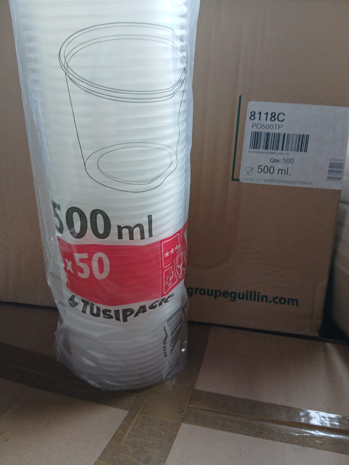 Bekertjes 500ml